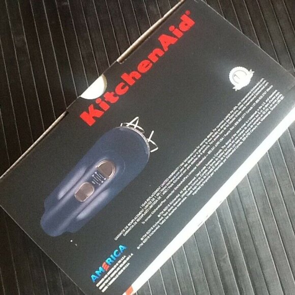 new in box INK BLUE KitchenAid Ultra Power 5-Speed Hand Mixer (a MATTE NAVY hue) - Picture 2 of 6